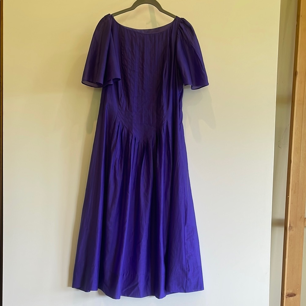 Banana Republic Purple Fairy Dress Size 6 Flouncy Feminine Retro Garden Party